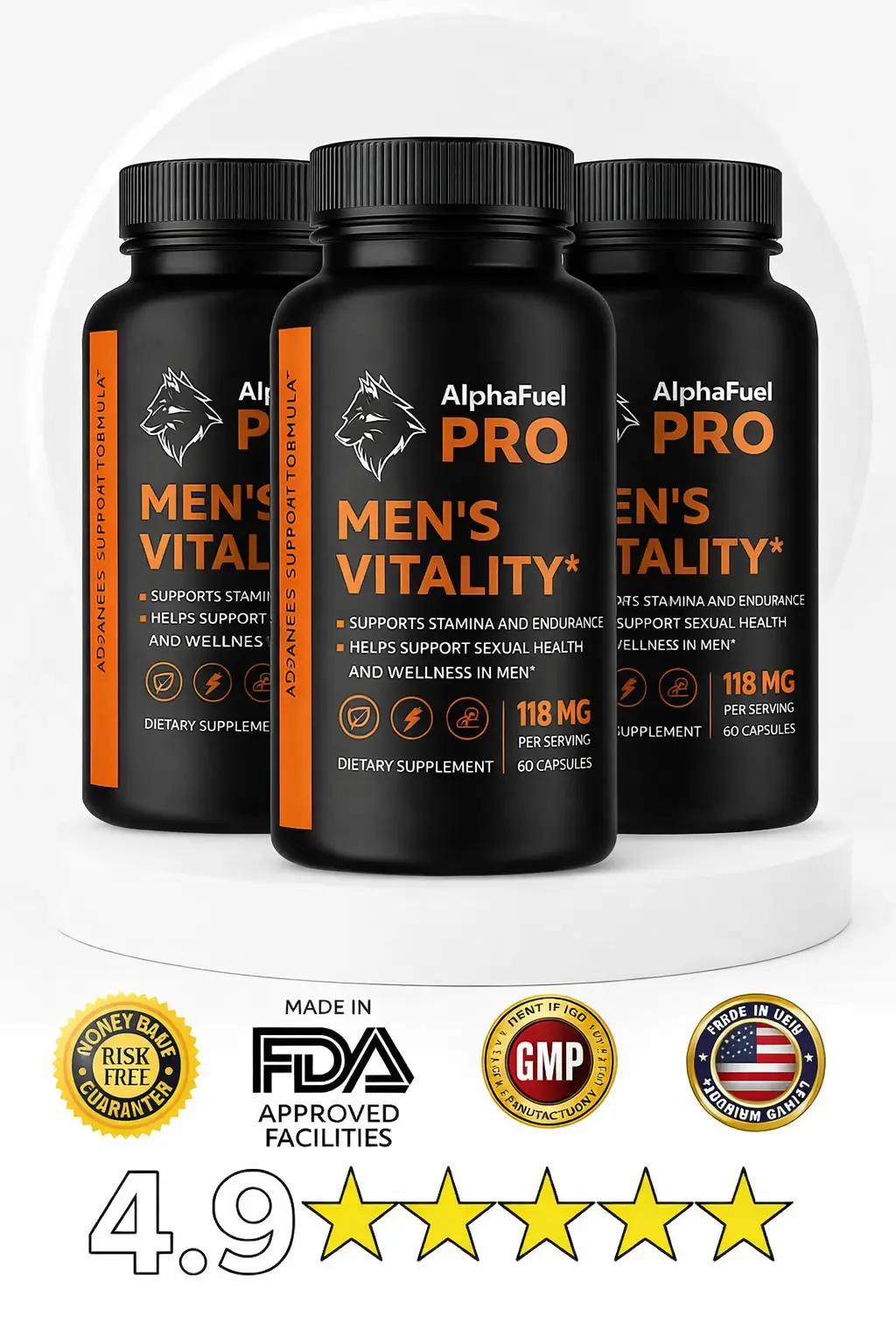 AlphaFuel Pro Male Performance Supplement